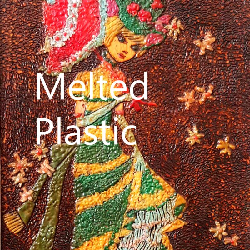 Melted Plastic Art